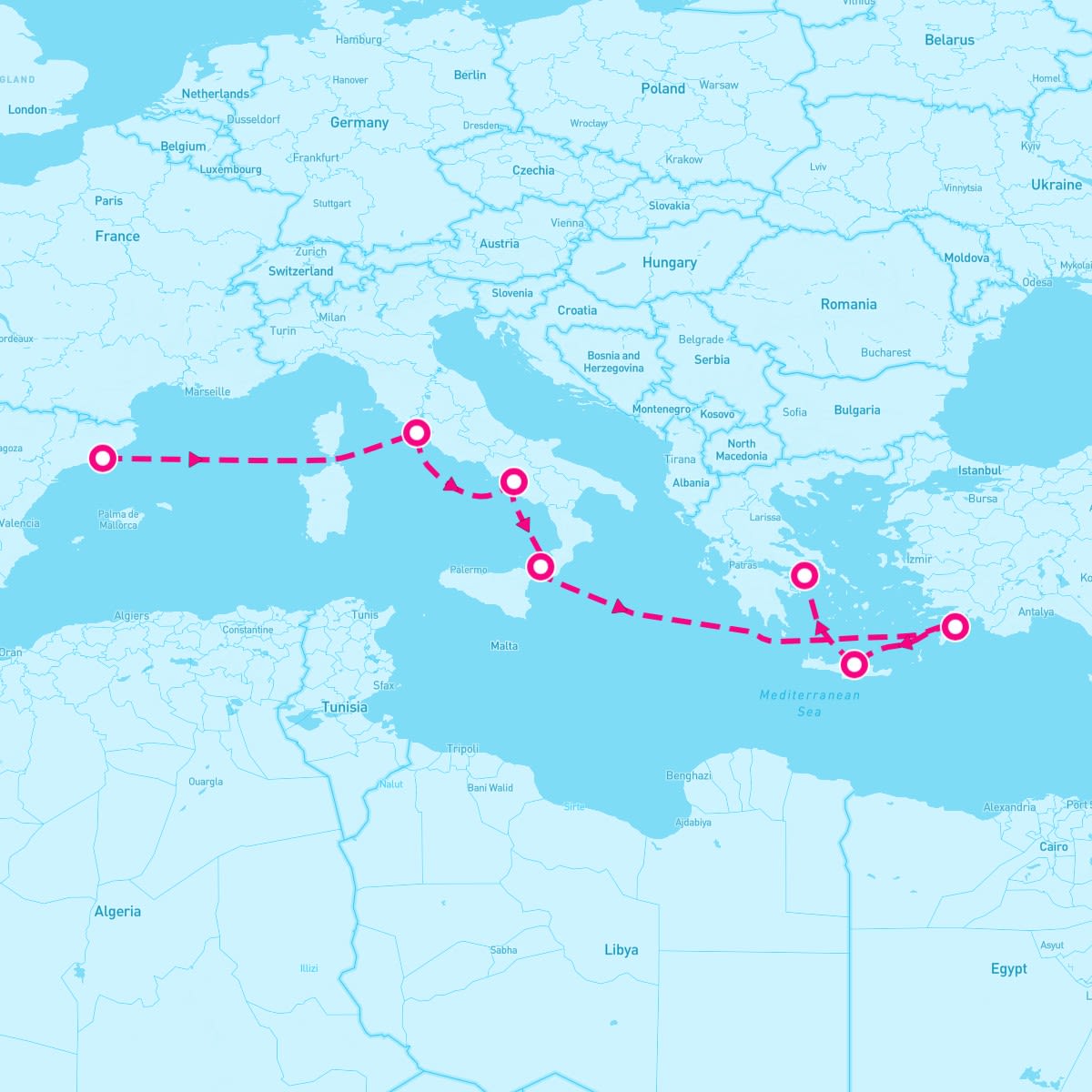 9 Night Italy & Greece (Barcelona To Athens)