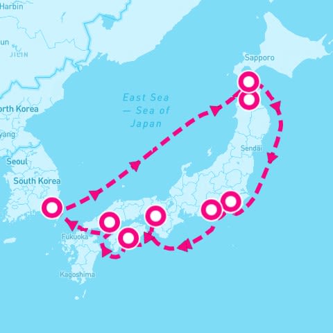 12 Night Best Of Japan (Yokohama Roundtrip)