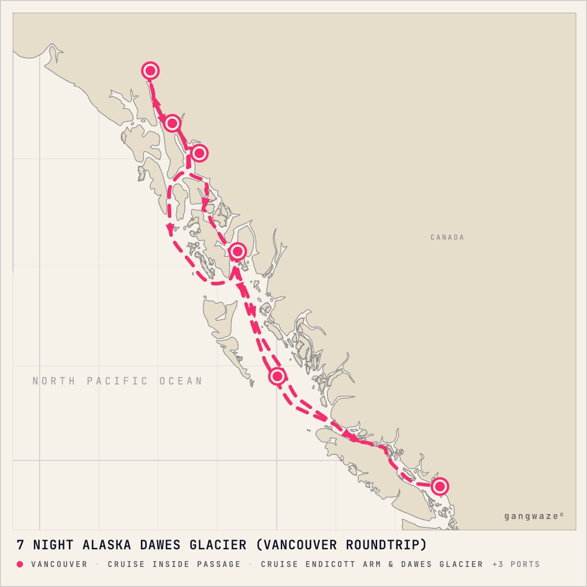 Celebrity Millennium itinerary map for June 4, 2028 (7 nights)