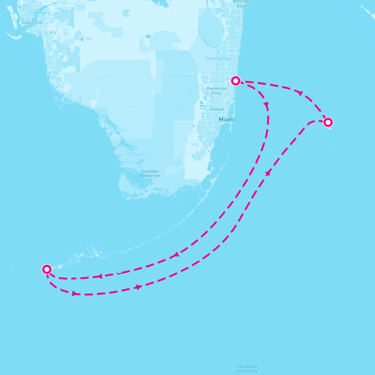 Celebrity Reflection itinerary map for August 26, 2024 (4 nights)