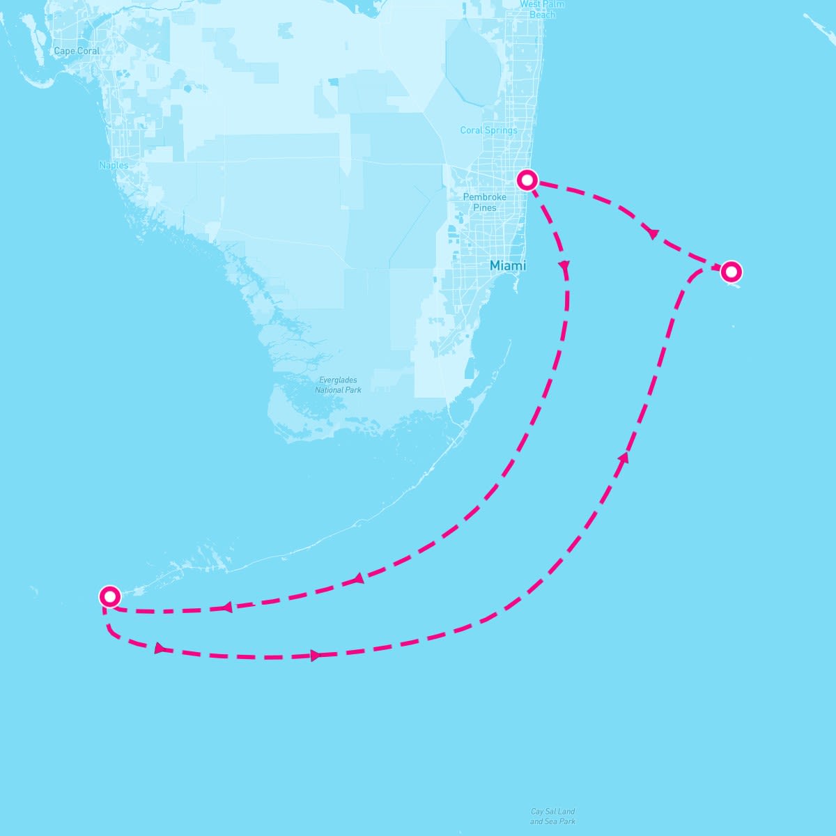 Celebrity Reflection itinerary map for August 4, 2025 (4 nights)