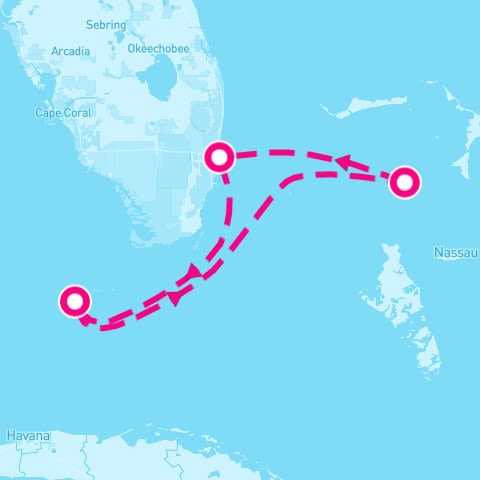 3 Night Key West & Bahamas (Ft. Lauderdale Roundtrip)