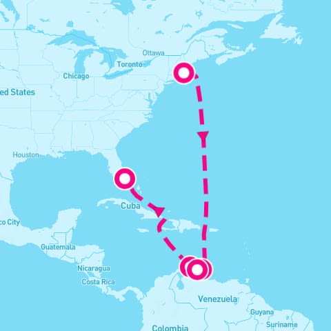 10 Night Repositioning Caribbean (Boston To Ft. Lauderdale)