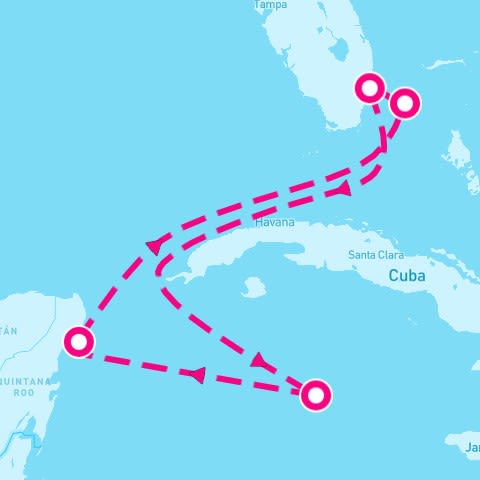 6 Night Cayman Mexico & Bahamas Holiday (Ft. Lauderdale Roundtrip)