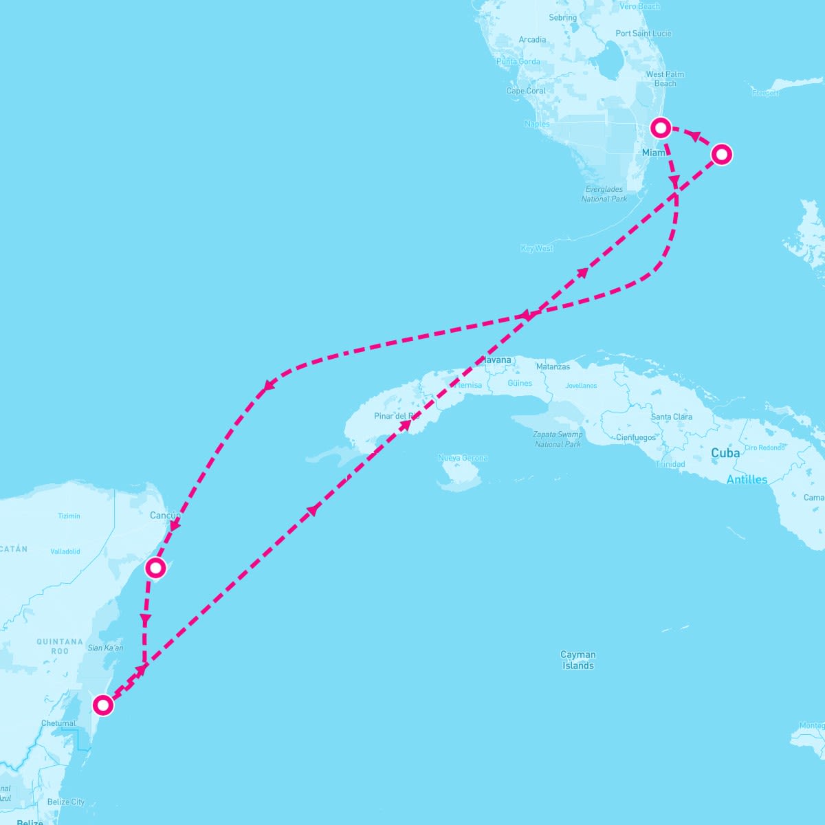 6 Night Mexico & Bahamas (Ft. Lauderdale Roundtrip)