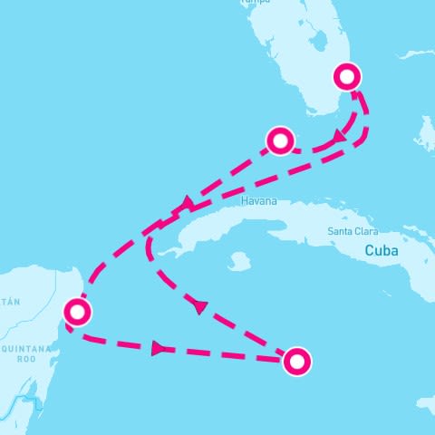 6 Night Key West Cayman & Mexico (Ft. Lauderdale Roundtrip)