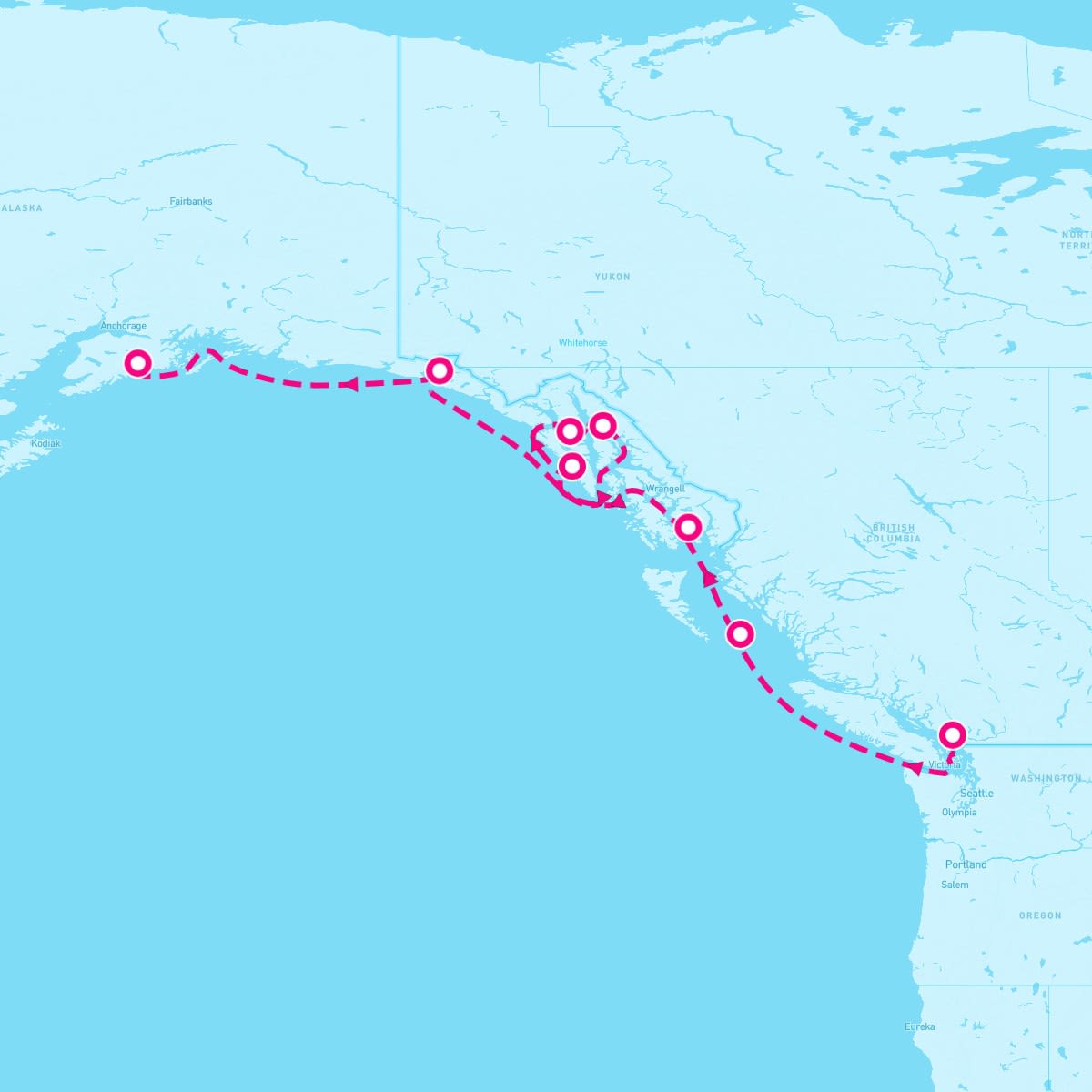 7 Night Alaska Northbound Glacier (Vancouver To Seward)