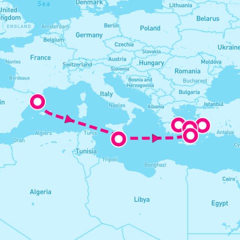 7 Night Greece Malta & Turkey (Barcelona To Athens)