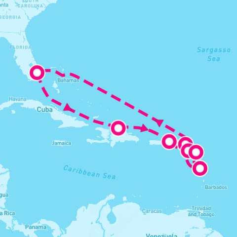 11 Night Eastern Caribbean With St. Thomas Holiday (Ft. Lauderdale Roundtrip)