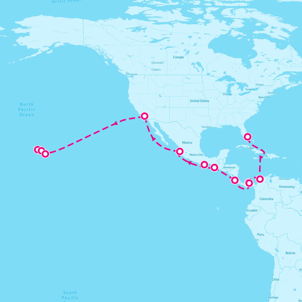 23 Night Panama Canal - Ocean To Ocean (Ft. Lauderdale To Honolulu)