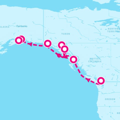 7 Night Voyage Of The Glaciers - Northbound (Vancouver To Anchorage)