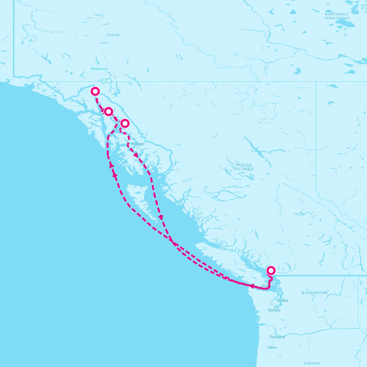 6 Night Inside Passage (Vancouver Roundtrip)