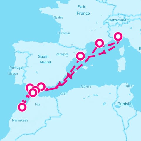 10 Night Western Mediterranean (Barcelona Roundtrip)