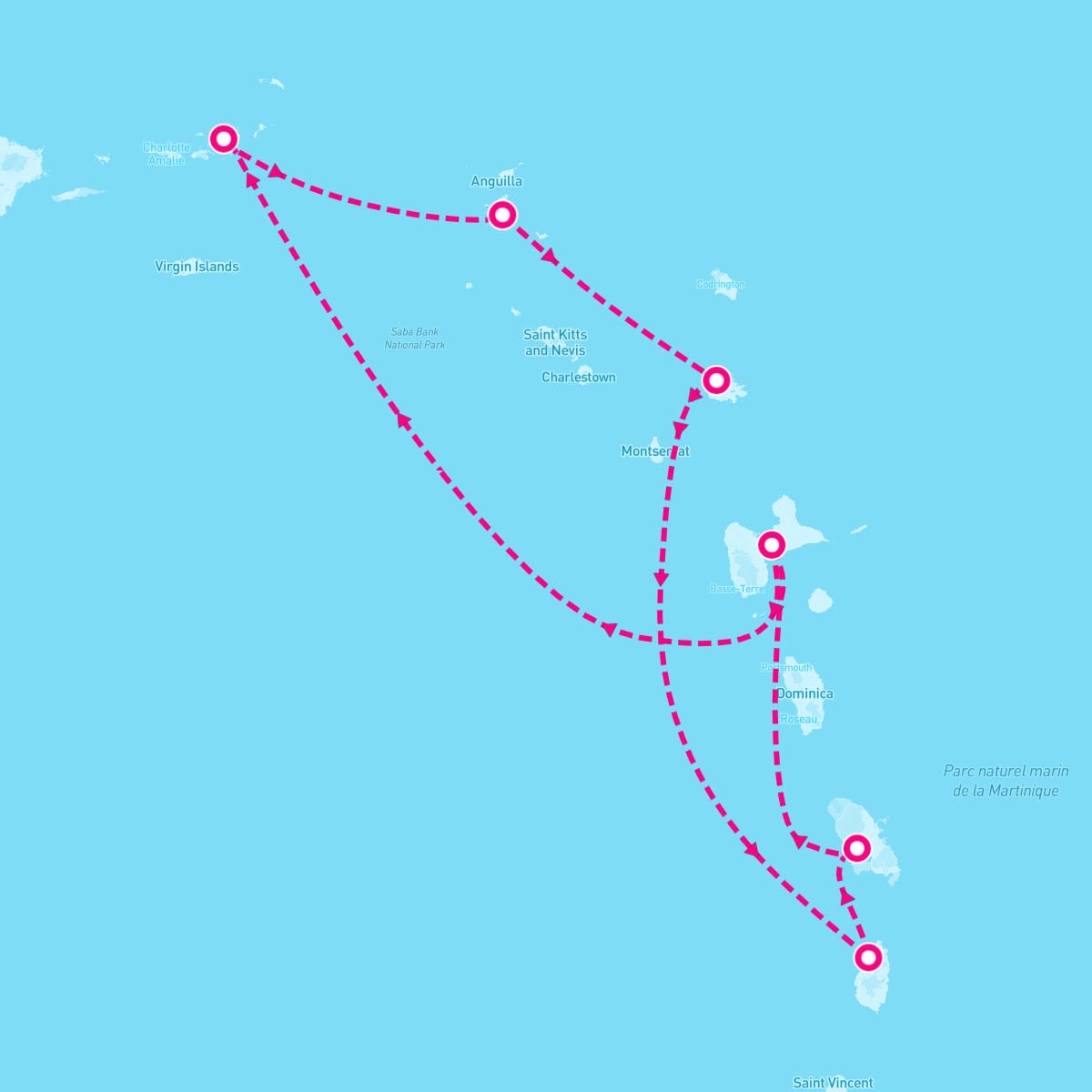 Costa Fortuna itinerary map for December 26, 2024 (7 nights)