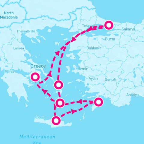 7 Night Eastern Mediterranean (Istanbul Roundtrip)