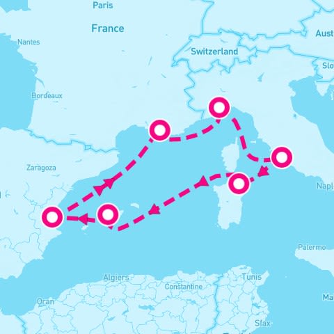 7 Night Western Mediterranean (Rome Roundtrip)