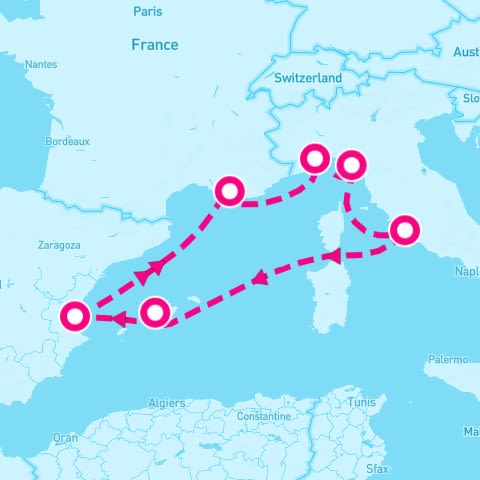 7 Night Western Mediterranean (Rome Roundtrip)