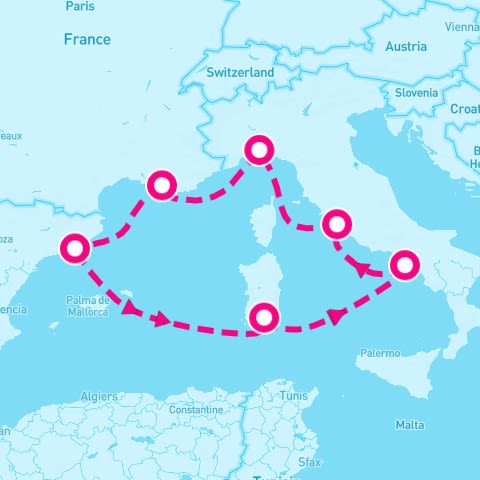 7 Night Western Mediterranean (Barcelona Roundtrip)