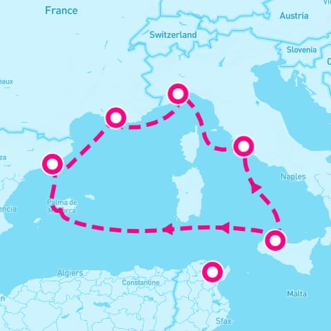 7 Night Western Mediterranean (Barcelona Roundtrip)