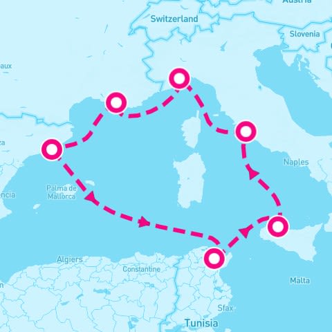 7 Night Western Mediterranean (Barcelona Roundtrip)