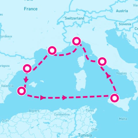 7 Night Western Mediterranean (Rome Roundtrip)