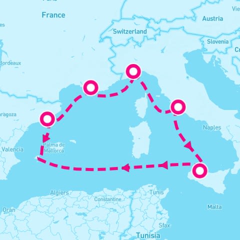 7 Night Western Mediterranean (Barcelona Roundtrip)