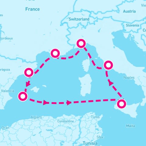 7 Night Western Mediterranean (Barcelona Roundtrip)