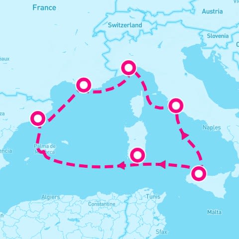 7 Night Western Mediterranean (Barcelona Roundtrip)