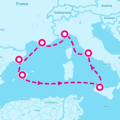 7 Night Western Mediterranean (Barcelona Roundtrip)