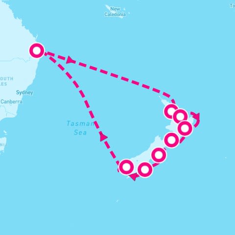 14 Night New Zealand (Brisbane Roundtrip)