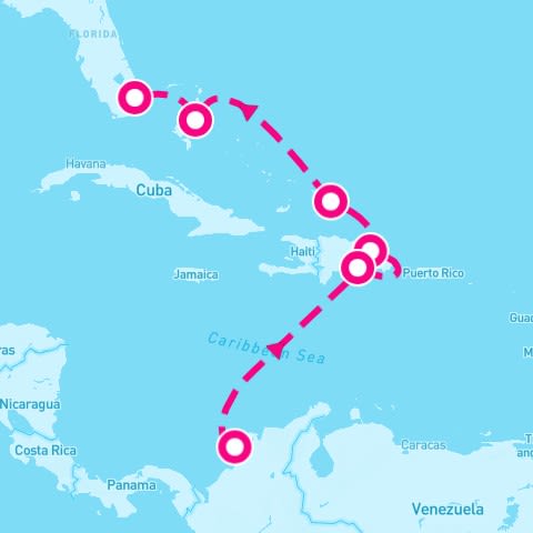 8 Night The Americas & Caribbean (Cartagena To Ft. Lauderdale)