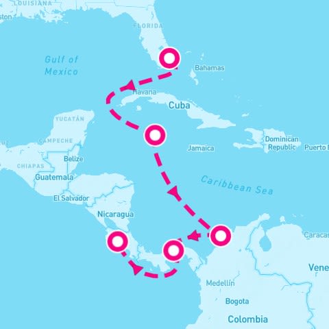 8 Night Caribbean & The Panama Canal (Ft. Lauderdale To Puerto Caldera)