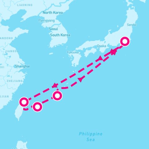 9 Night Southern Islands (Yokohama Roundtrip)