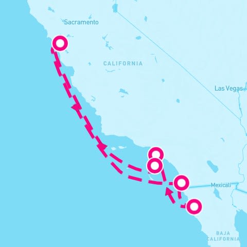 7 Night Classic California Coast (Los Angeles Roundtrip)