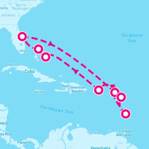 10 Night Southern Caribbean (Port Canaveral Roundtrip)