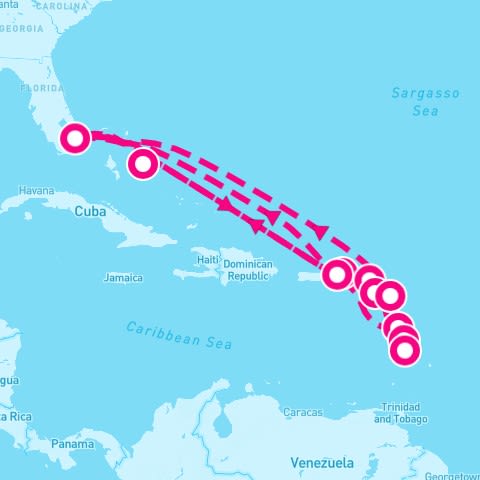 20 Night Caribbean Explorer (Ft. Lauderdale Roundtrip)