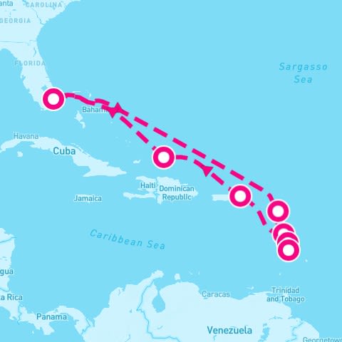 10 Night Eastern Caribbean With Martinique (Ft. Lauderdale Roundtrip)
