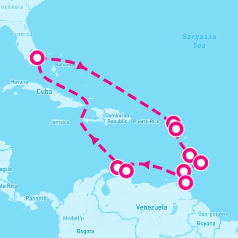 14 Night Circle Caribbean (Ft. Lauderdale Roundtrip)