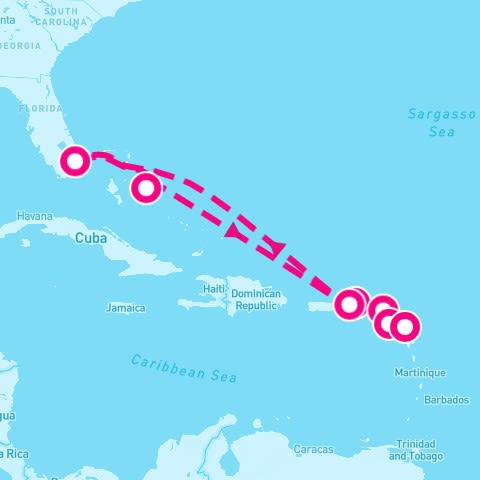 10 Night Eastern Caribbean With Tortola (Ft. Lauderdale Roundtrip)