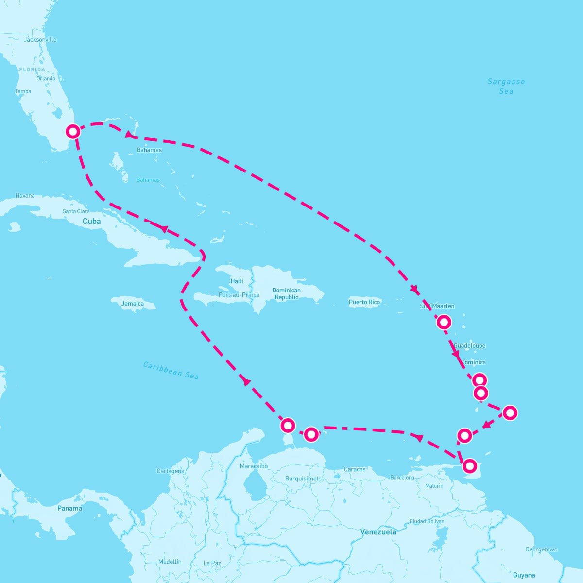 14 Night Caribbean Islander (Ft. Lauderdale Roundtrip)