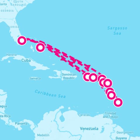 20 Night Caribbean Explorer (Ft. Lauderdale Roundtrip)