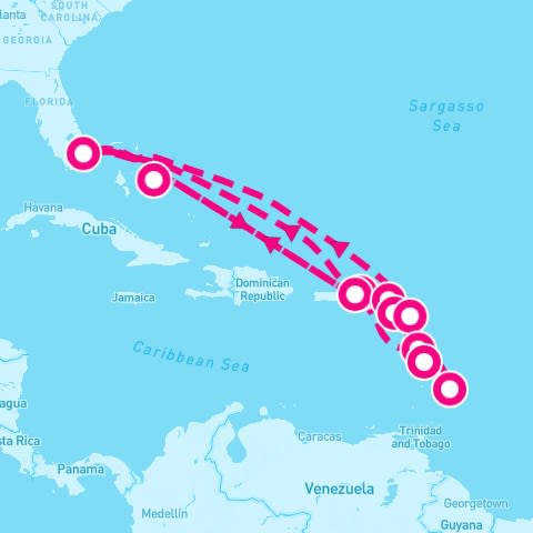 20 Night Caribbean Explorer (Ft. Lauderdale Roundtrip)