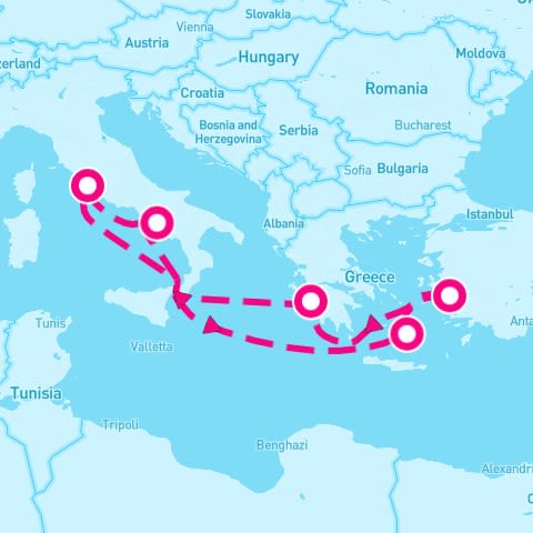 7 Night Mediterranean & Aegean (Rome Roundtrip)