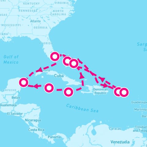 14 Night Eastern / Western Caribbean Holiday (Ft. Lauderdale Roundtrip)
