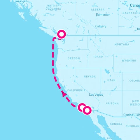 4 Night Pacific Coast (San Diego To Vancouver)