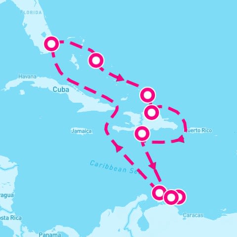 11 Night Southern Caribbean: Amber Cove & Abc Islands (Ft. Lauderdale Roundtrip)