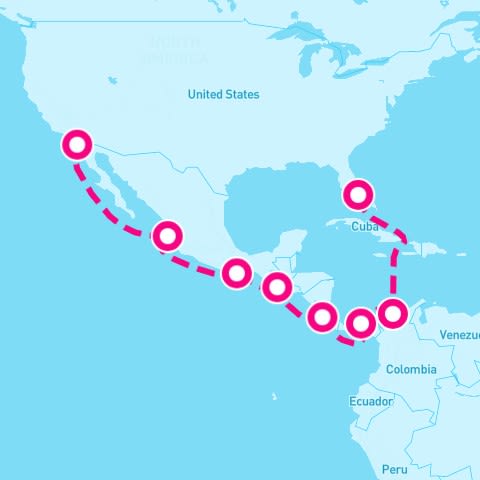 14 Night Panama Canal (Ft. Lauderdale To San Diego)