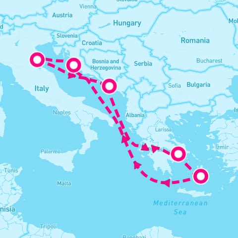 7 Night Greece & Croatia (Ravenna Roundtrip)