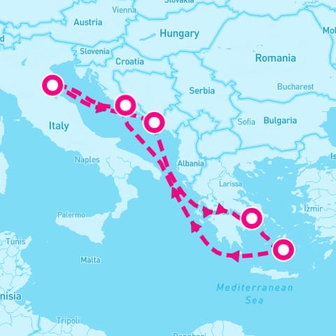 7 Night Greece & Croatia (Ravenna Roundtrip)