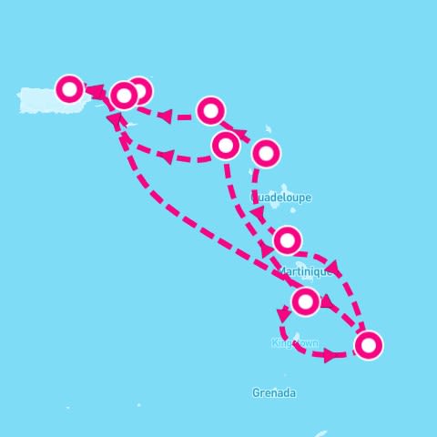 14 Night Southern Caribbean Adventurer (San Juan Roundtrip)